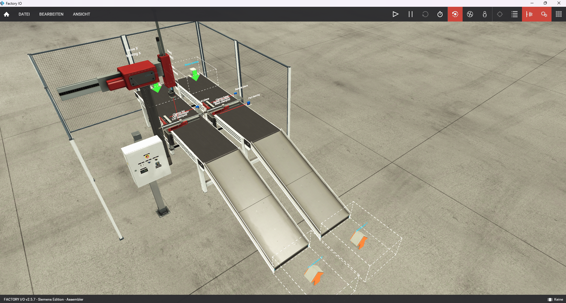 Bild einer Verpackungslinie